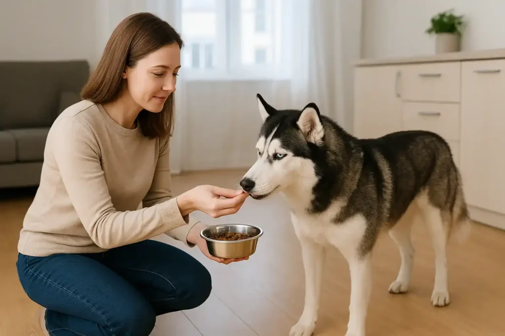 آموزش نگهداری از سگ هاسکی در آپارتمان