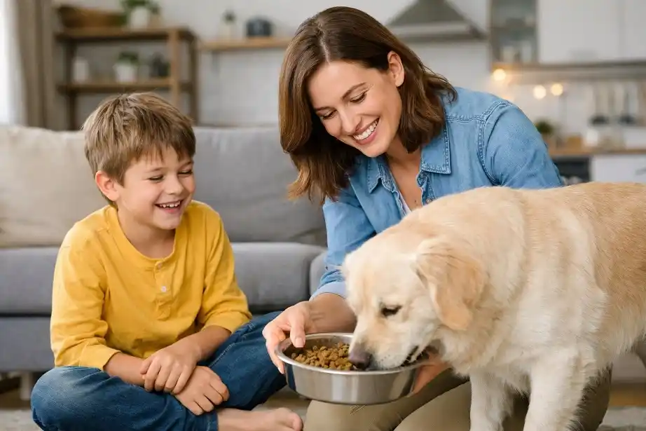 چه ساعتی به سگ غذا بدهیم؟