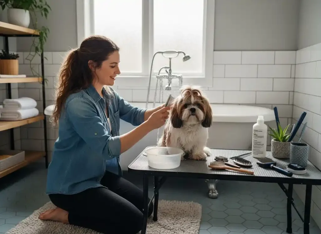 آموزش اصلاح سگ شیتزو تریر